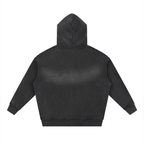 DEJAVU ZIP HOODIE BLACK