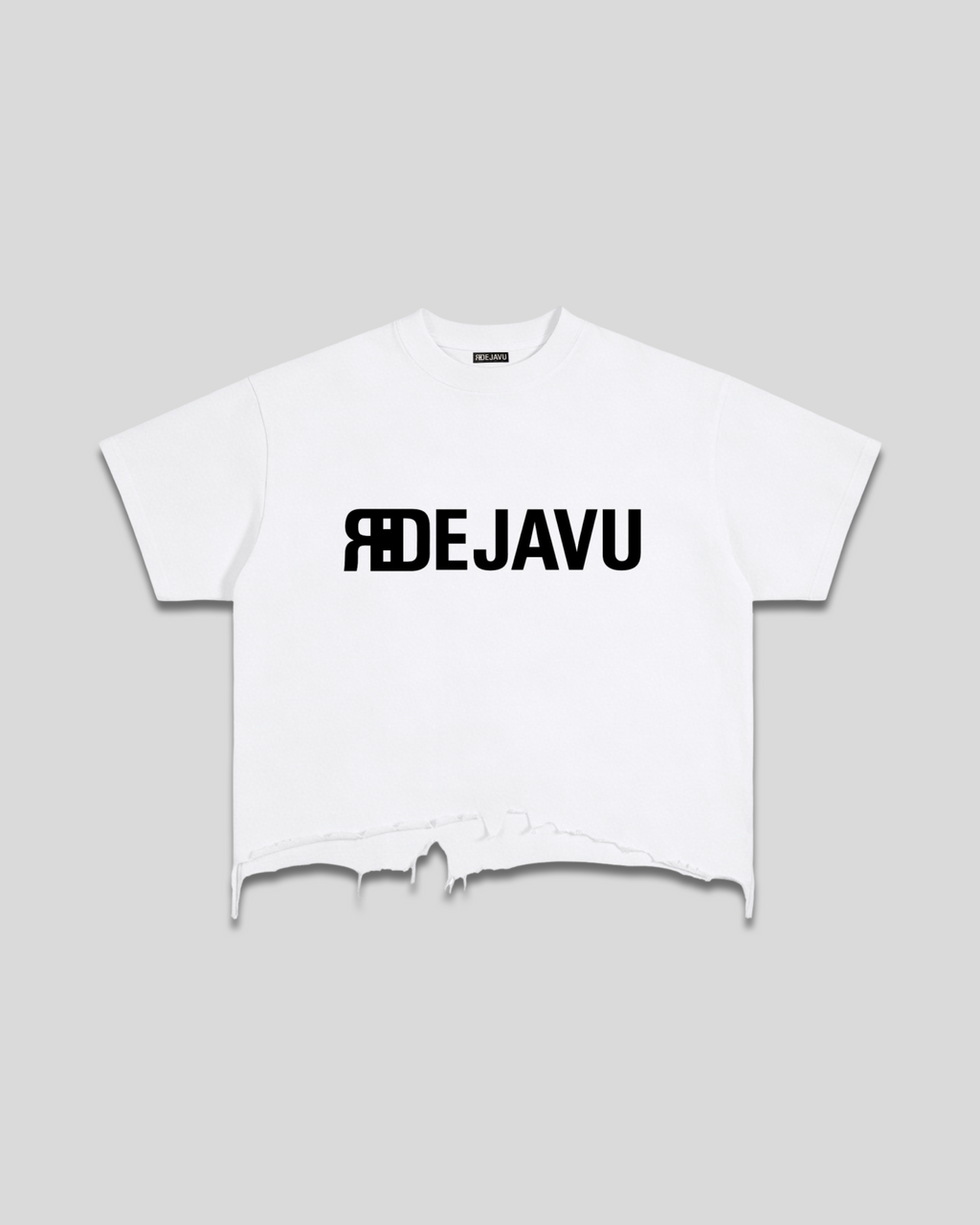 RE:VISION X DEJAVU  Vintage Wash Boxy Distressed T-Shirt