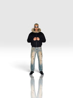DEJAVU SUN FADE BOXY HOODIE