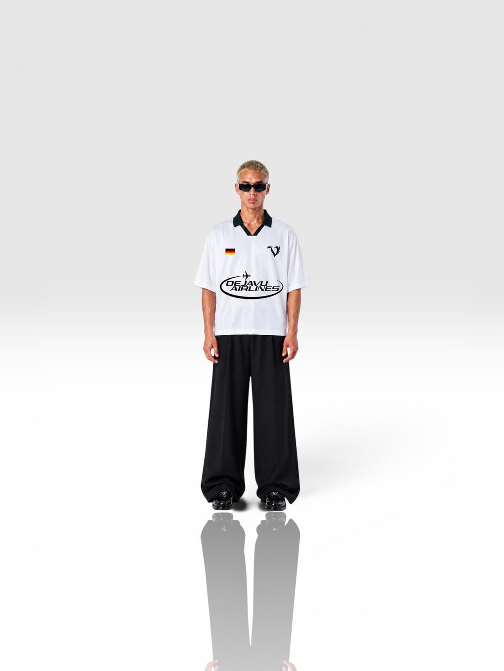 DEJAVU OVERSIZED CROPPED WORLD CUP POLO V2