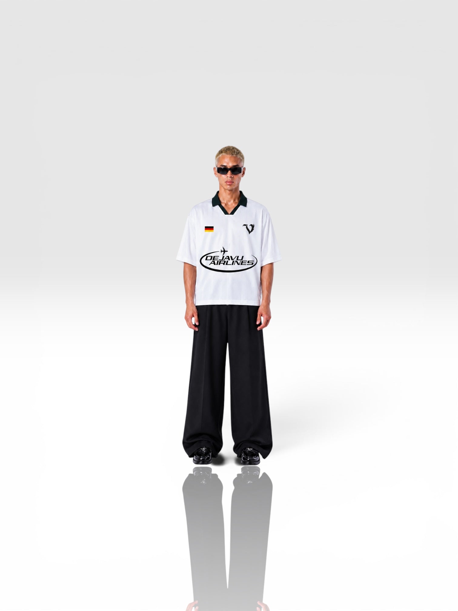 DEJAVU OVERSIZED CROPPED WORLD CUP POLO V2