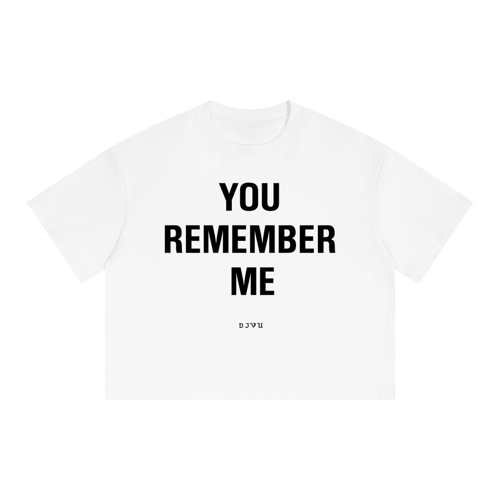 DEJAVU CROPPED TEE