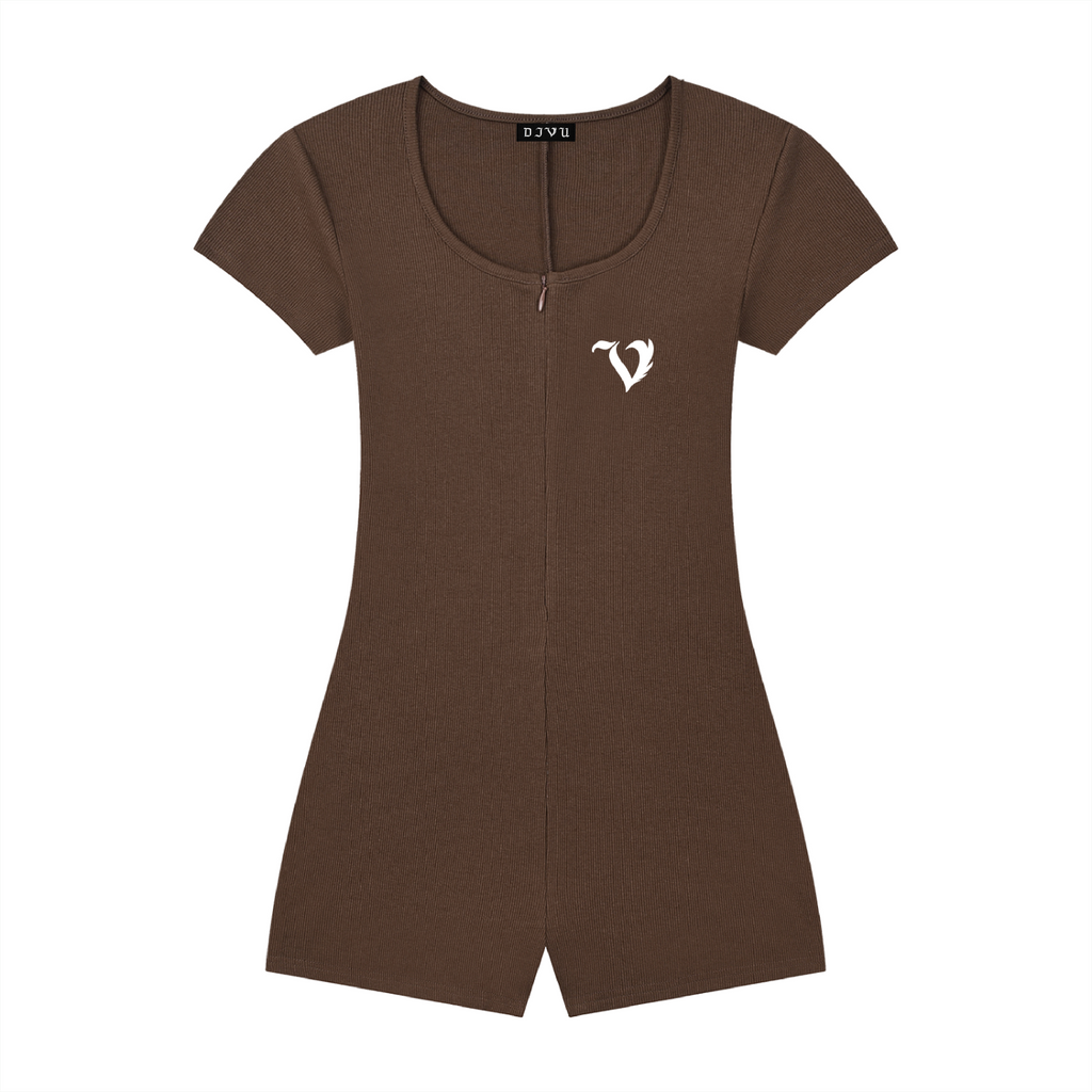 DEJAVU CROPPED ROMPER