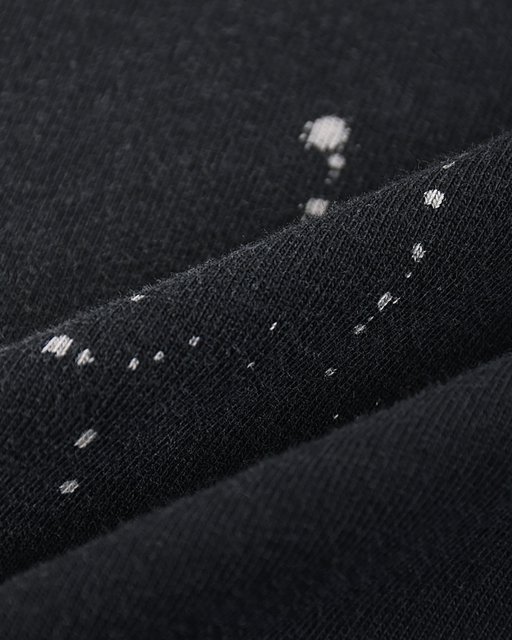 RE:VISION X DEJAVU  Hand-Frayed Sunfade Paint Splatter T-Shirt