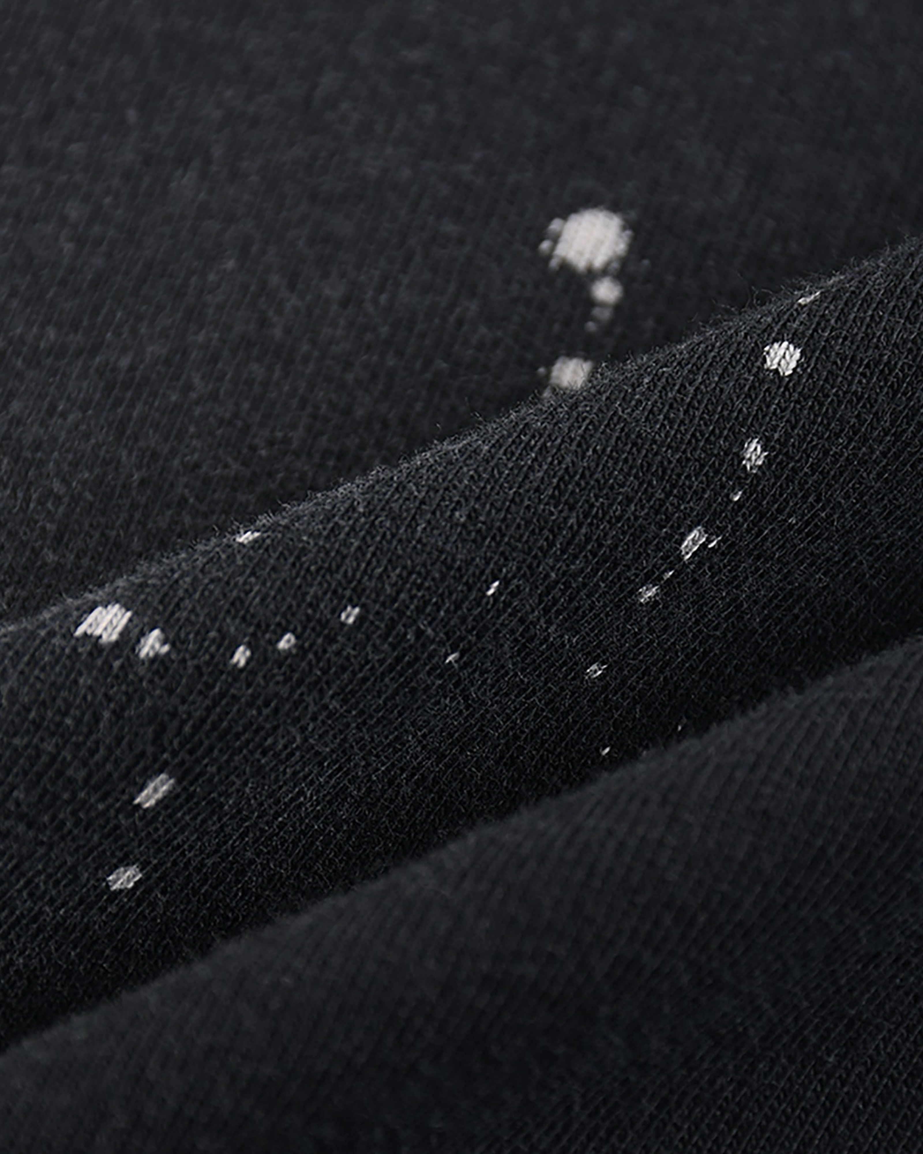 RE:VISION X DEJAVU  Hand-Frayed Sunfade Paint Splatter T-Shirt