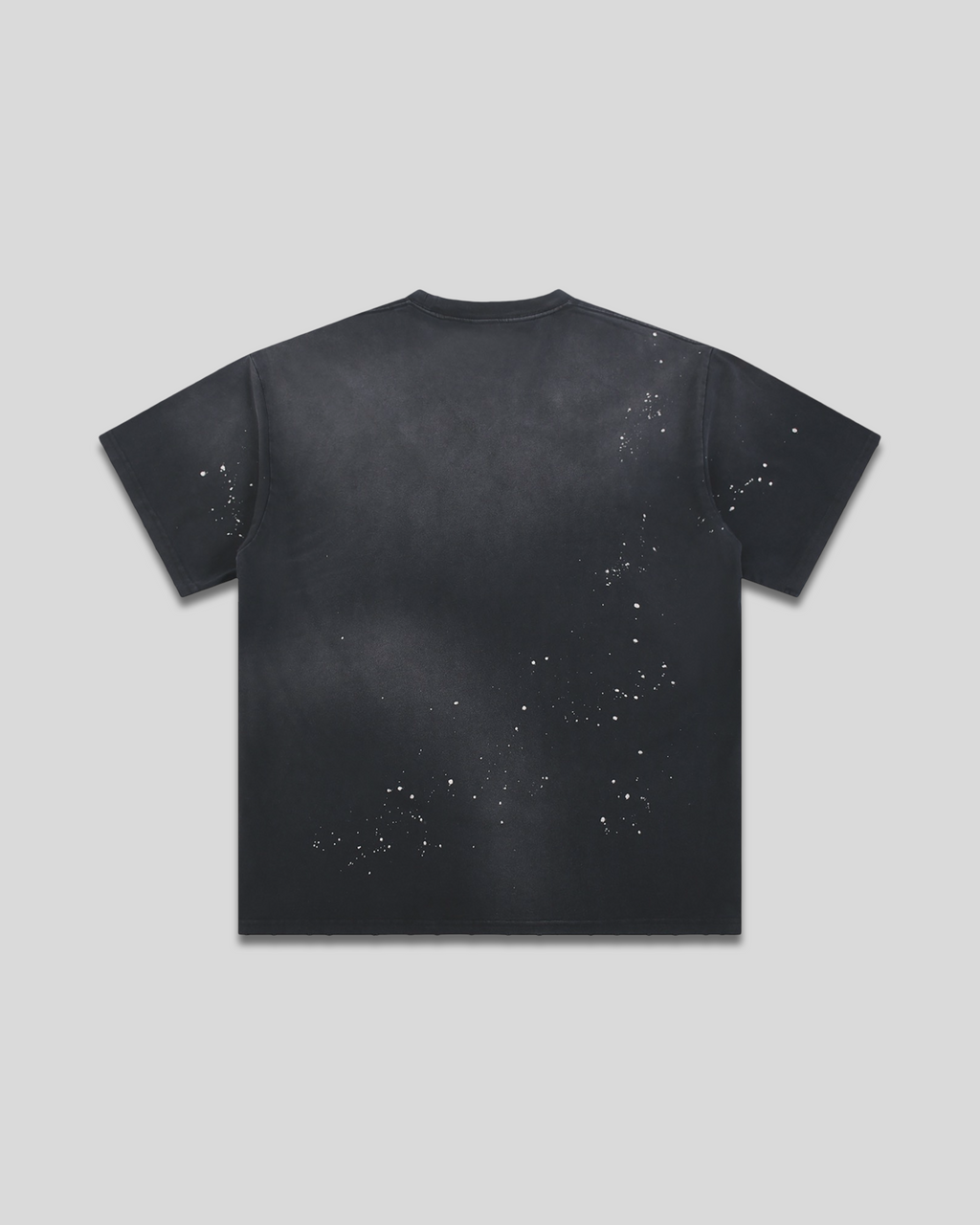 RE:VISION X DEJAVU  Hand-Frayed Sunfade Paint Splatter T-Shirt