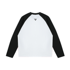DEJAVU Color-Blocked Raglan Long-Sleeve T-Shirt