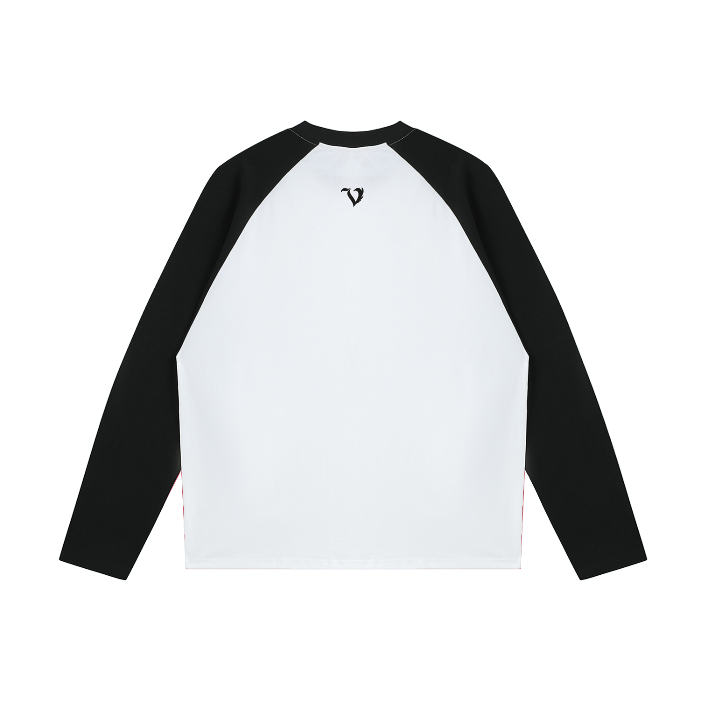 DEJAVU Color-Blocked Raglan Long-Sleeve T-Shirt