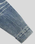 RE:VISION X DEJAVU Vintage Wash Zip Up Denim Jacket