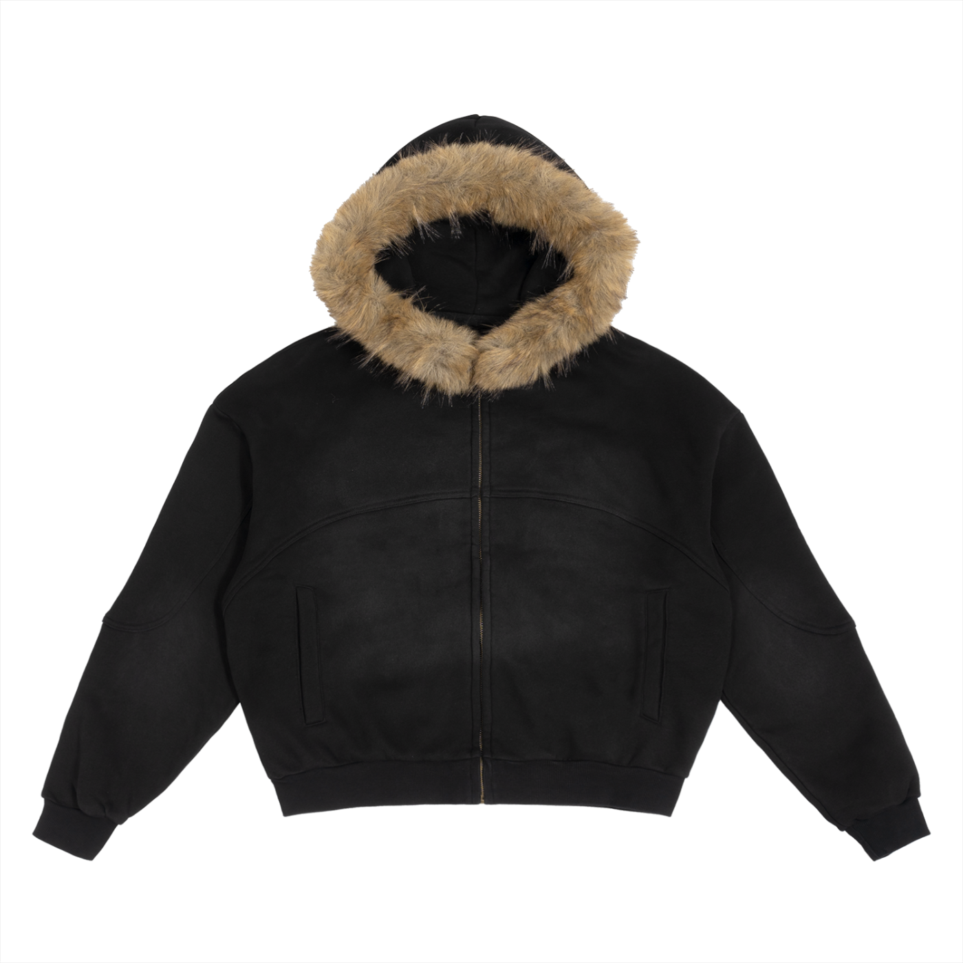 DEJAVU SUN FADE BOXY HOODIE