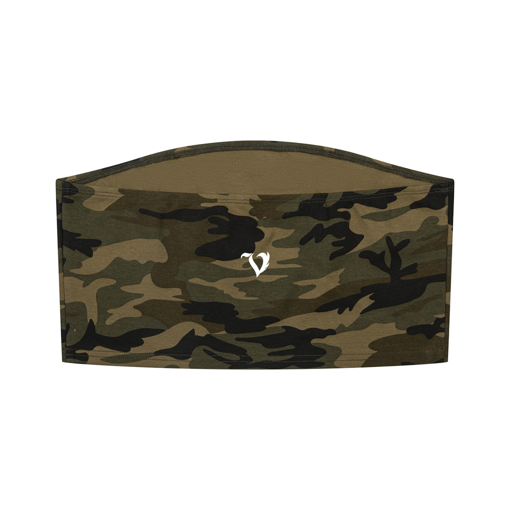 DEJAVU Women’s Camo Cropped Tube Top