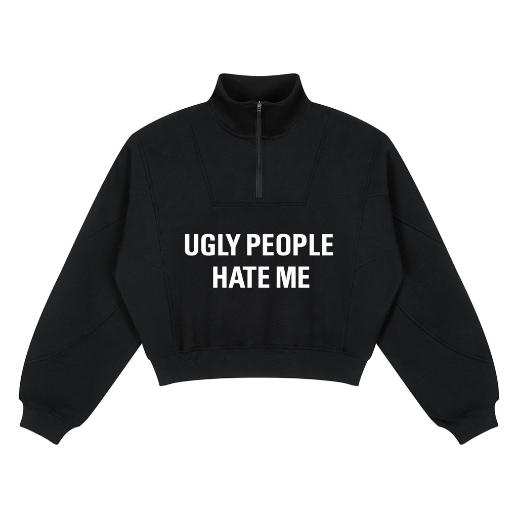 Women’s Loose Fleece Quarter-Zip Sweatshirt