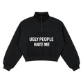 Women’s Loose Fleece Quarter-Zip Sweatshirt