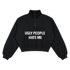 Women’s Loose Fleece Quarter-Zip Sweatshirt