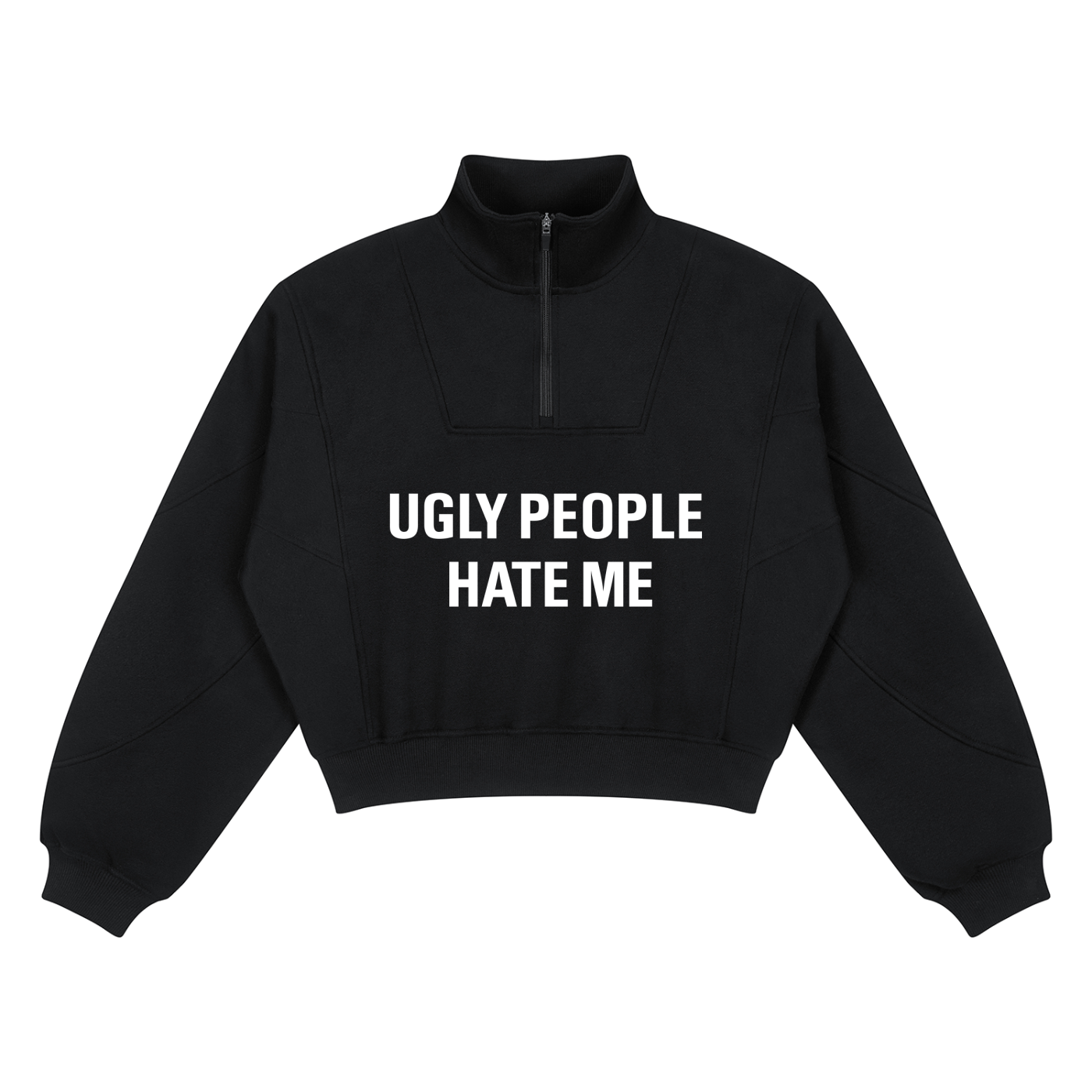 Women’s Loose Fleece Quarter-Zip Sweatshirt
