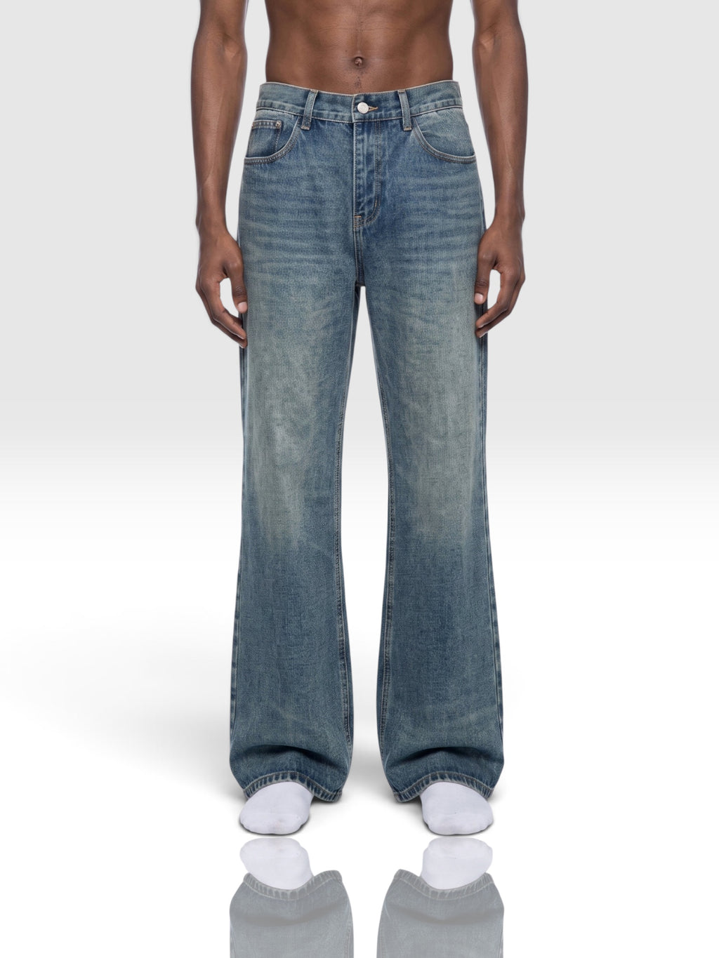 DEJAVU Vintage Wash Denim Jeans