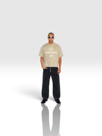 DEJAVU Hand-Frayed Sunfade Paint Splatter T-Shirt