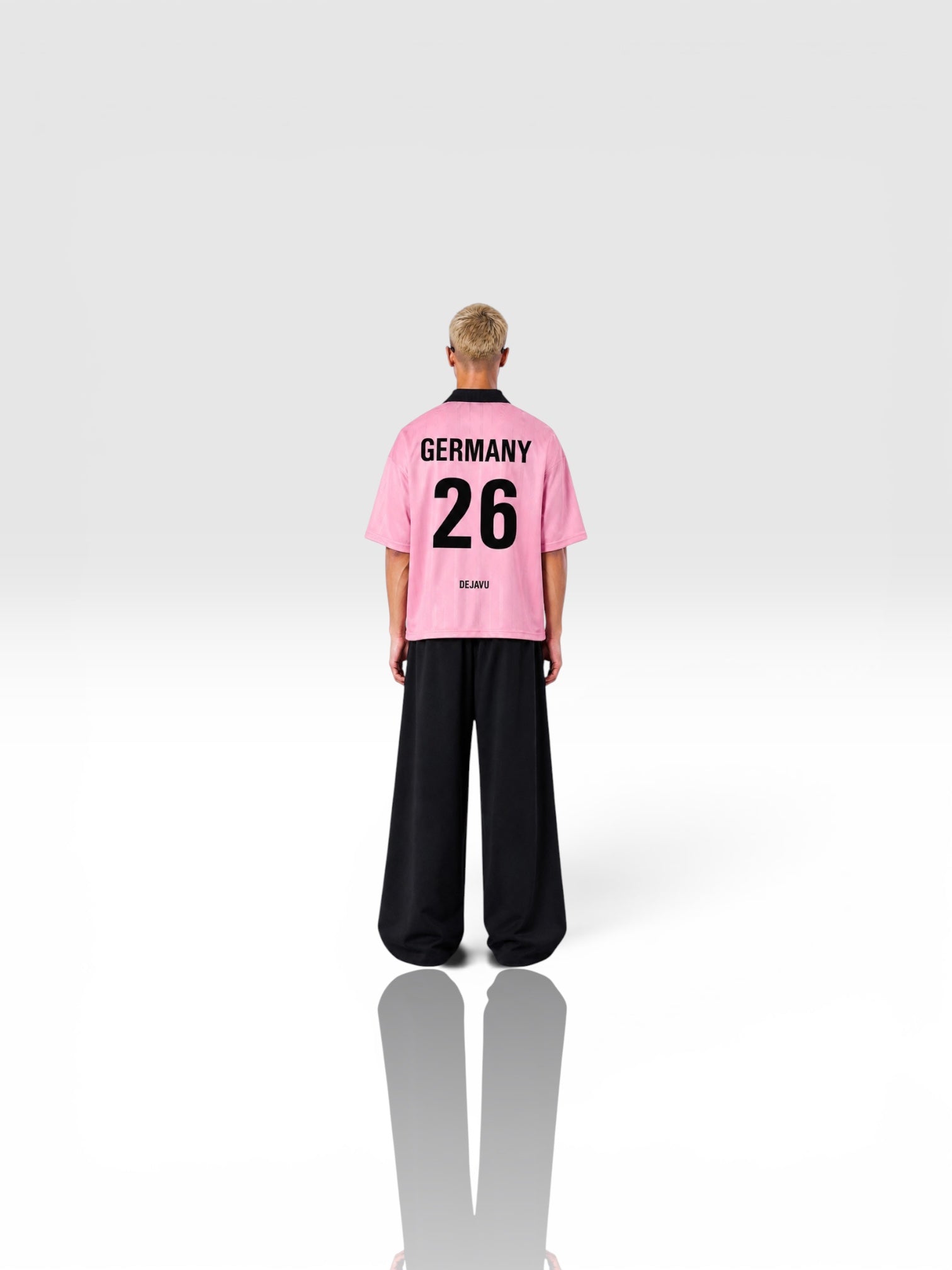 DEJAVU OVERSIZED CROPPED WORLD CUP POLO