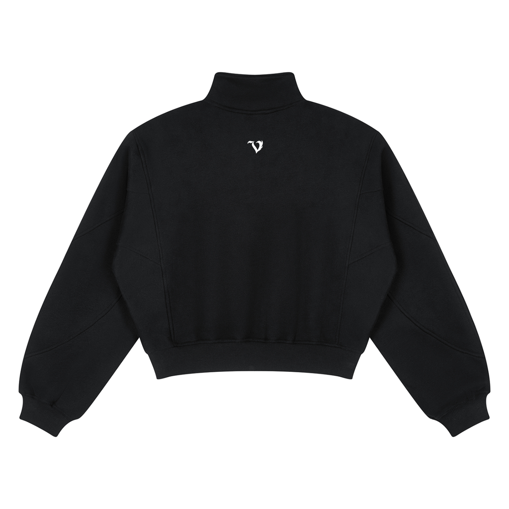 Women’s Loose Fleece Quarter-Zip Sweatshirt