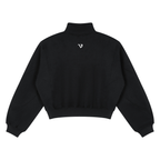 Women’s Loose Fleece Quarter-Zip Sweatshirt