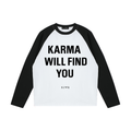 DEJAVU Color-Blocked Raglan Long-Sleeve T-Shirt