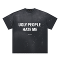 Hand-Frayed Sunfade Paint Splatter T-Shirt