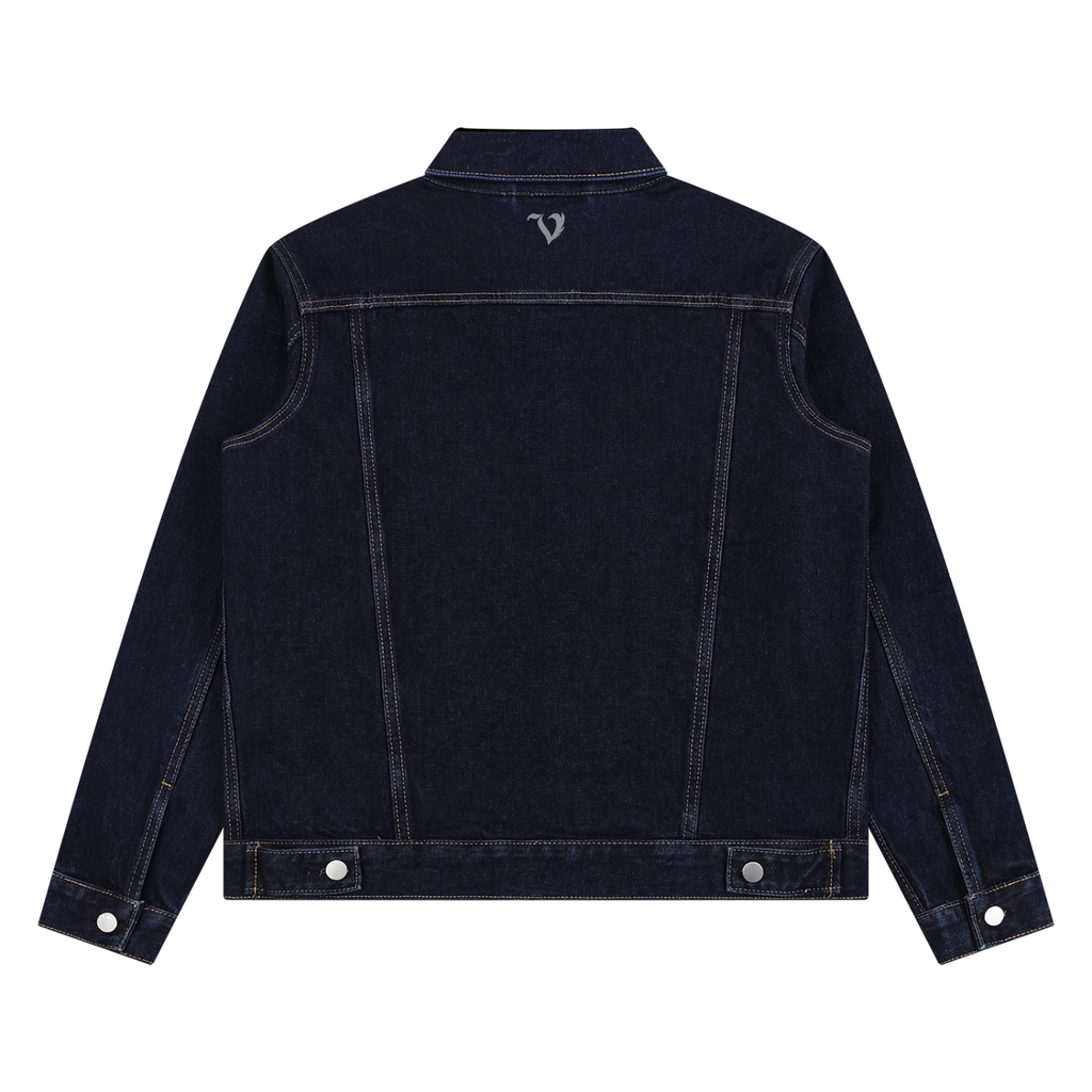 DEJAVU Unisex Vintage Wash Denim Jacket