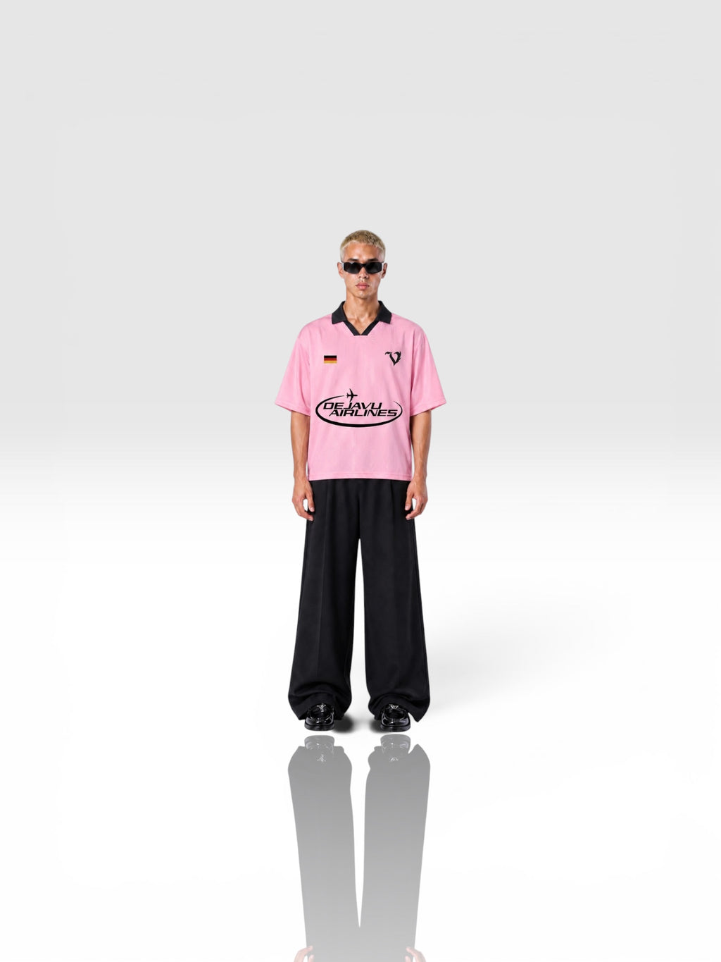 DEJAVU OVERSIZED CROPPED WORLD CUP POLO