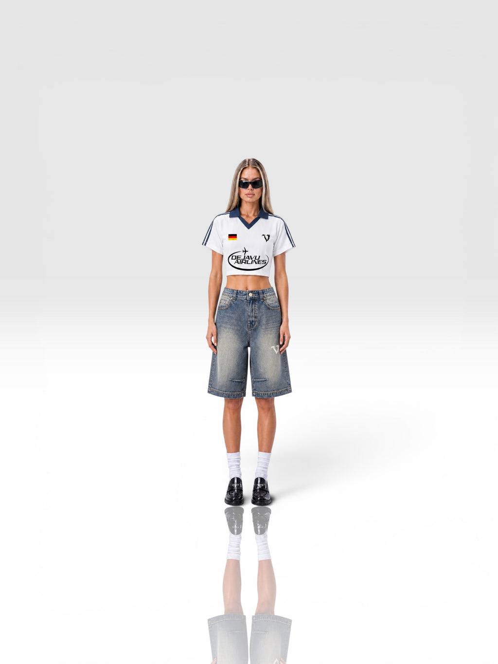 DEJAVU WOMEN CROPPED WORLD CUP JERSEY