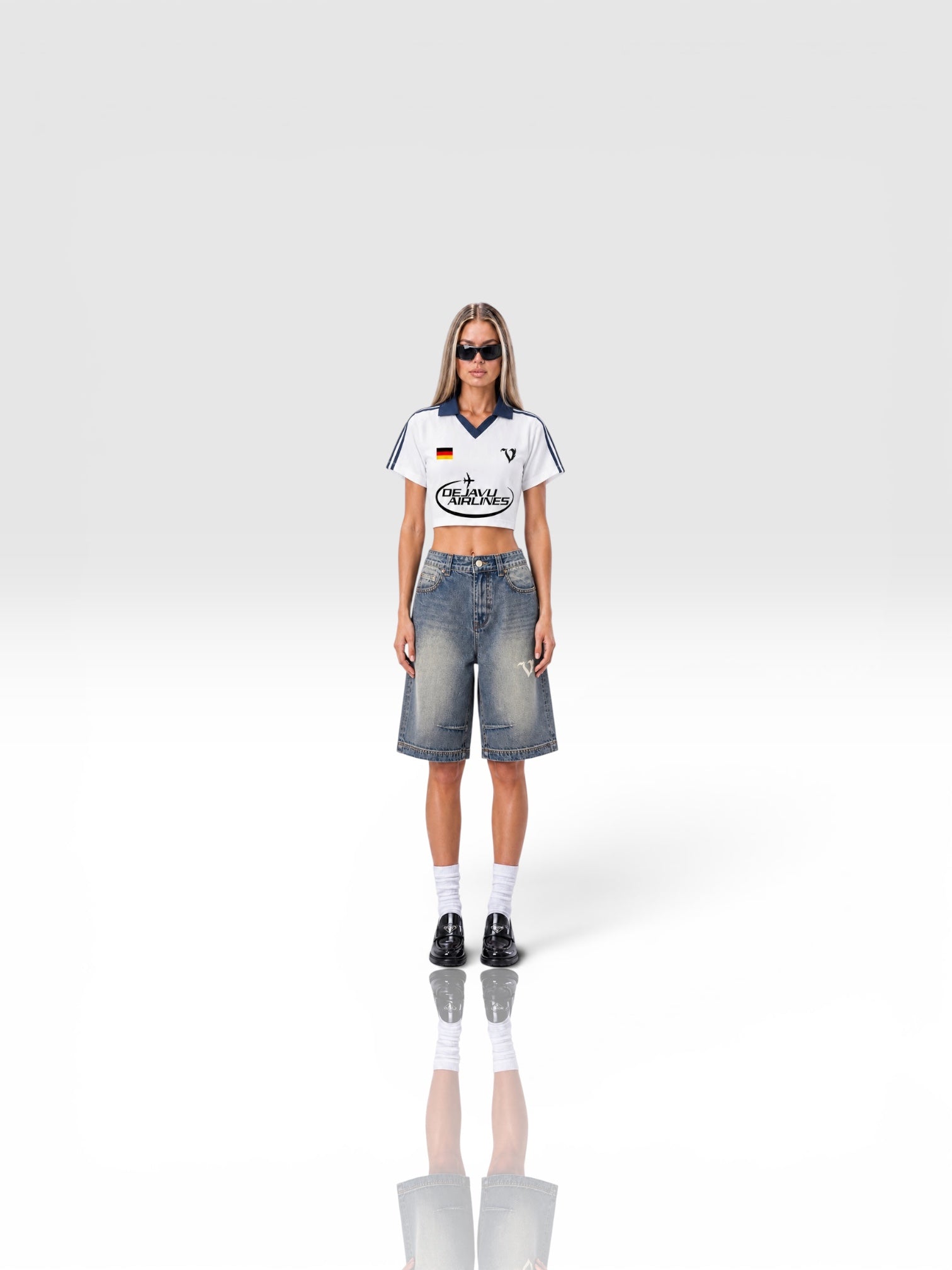 DEJAVU WOMEN CROPPED WORLD CUP JERSEY