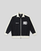 RE:VISION X DEJAVU Contrast Trim Stand Collar Jacket