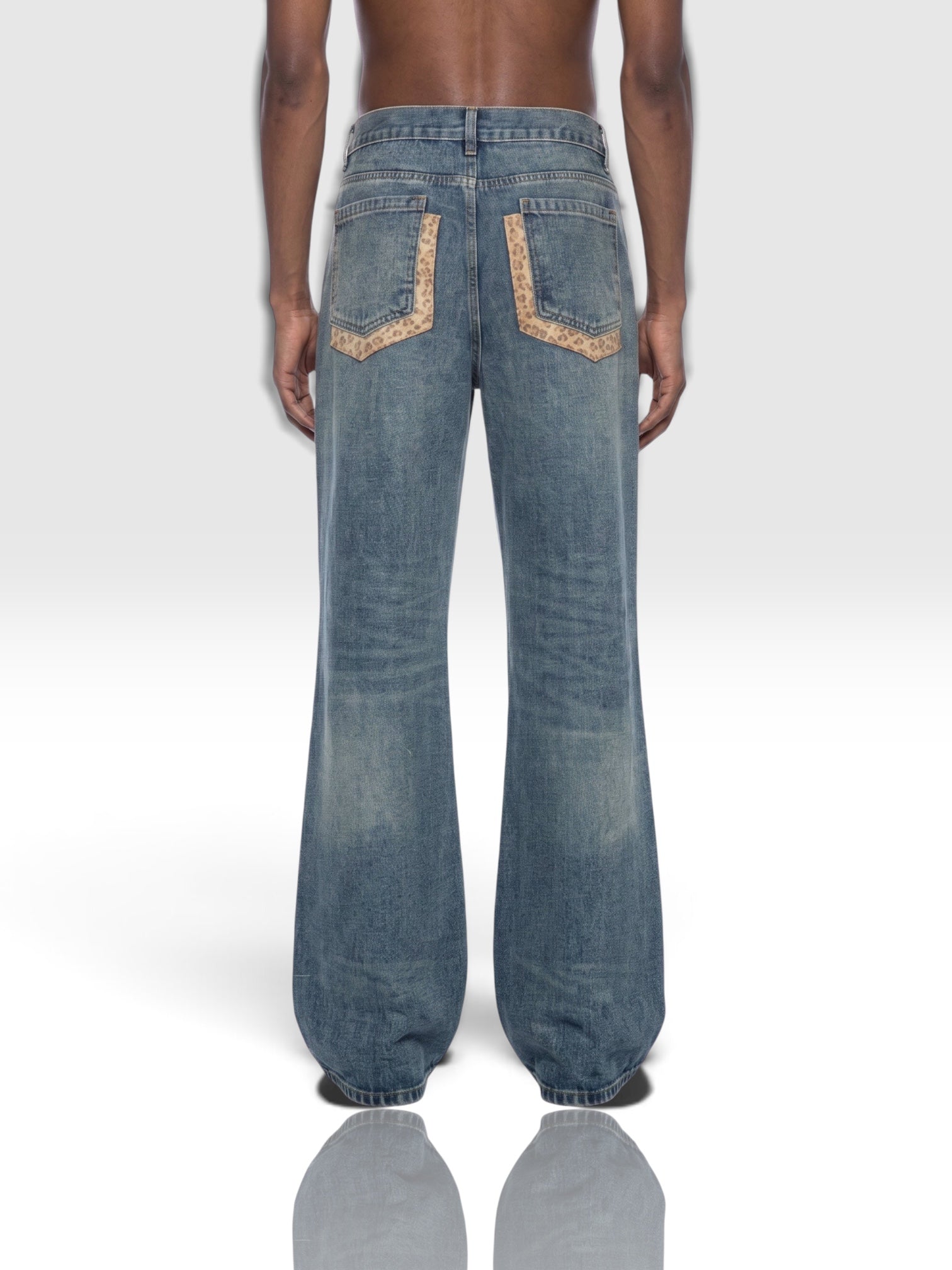 DEJAVU Vintage Wash Denim Jeans