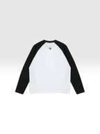 DEJAVU Color-Blocked Raglan Long-Sleeve T-Shirt