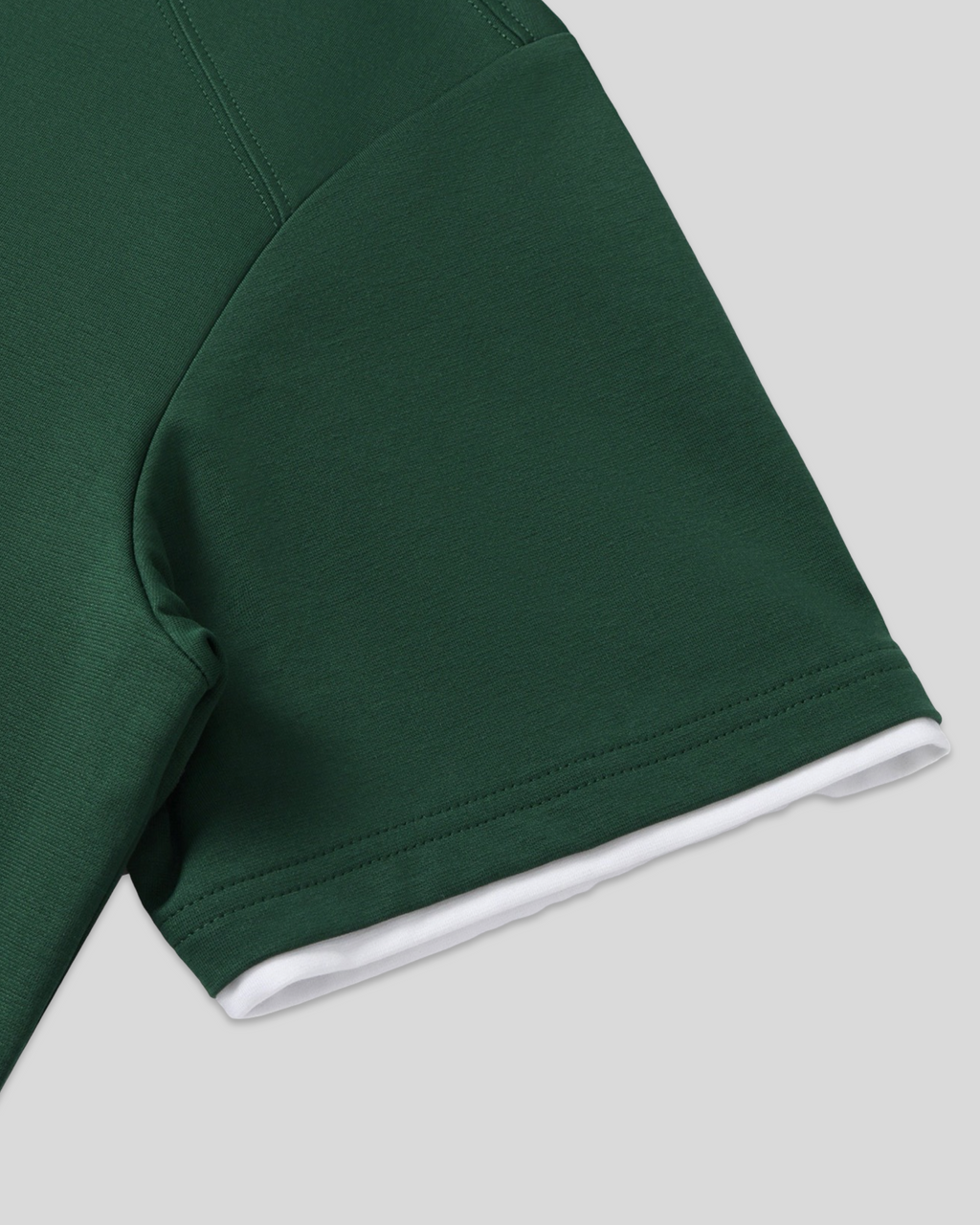RE:VISION X DEJAVU Contrast Collar Raglan Polo Shirt