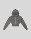 RE:VISION X DEJAVU Cropped Fleece Hoodie