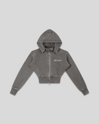 RE:VISION X DEJAVU Cropped Fleece Hoodie