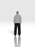DEJAVU Unisex Mineral Wash Pullover Sweatshirt