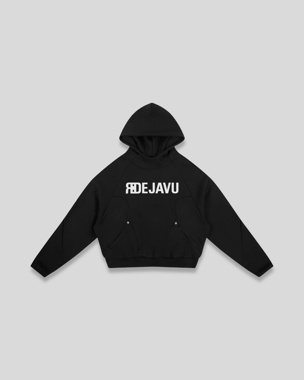RE:VISION X DEJAVU Curved Panel Raglan Hoodie