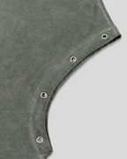 RE:VISION X DEJAVU  Distressed Grommet Eyelet Tank Top