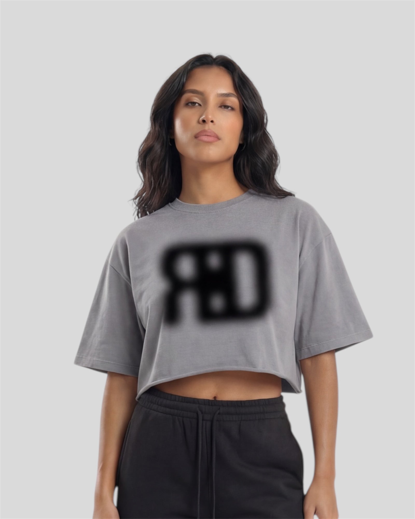 RE:VISION X DEJAVU  Raw Edge Crop Top