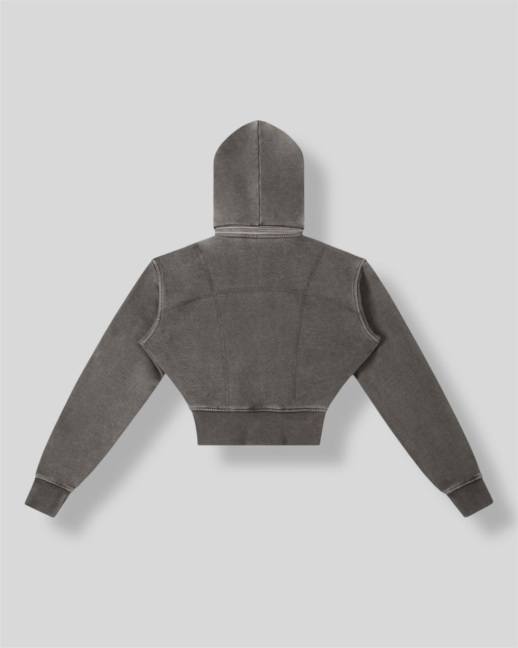 RE:VISION X DEJAVU Cropped Fleece Hoodie