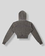 RE:VISION X DEJAVU Cropped Fleece Hoodie
