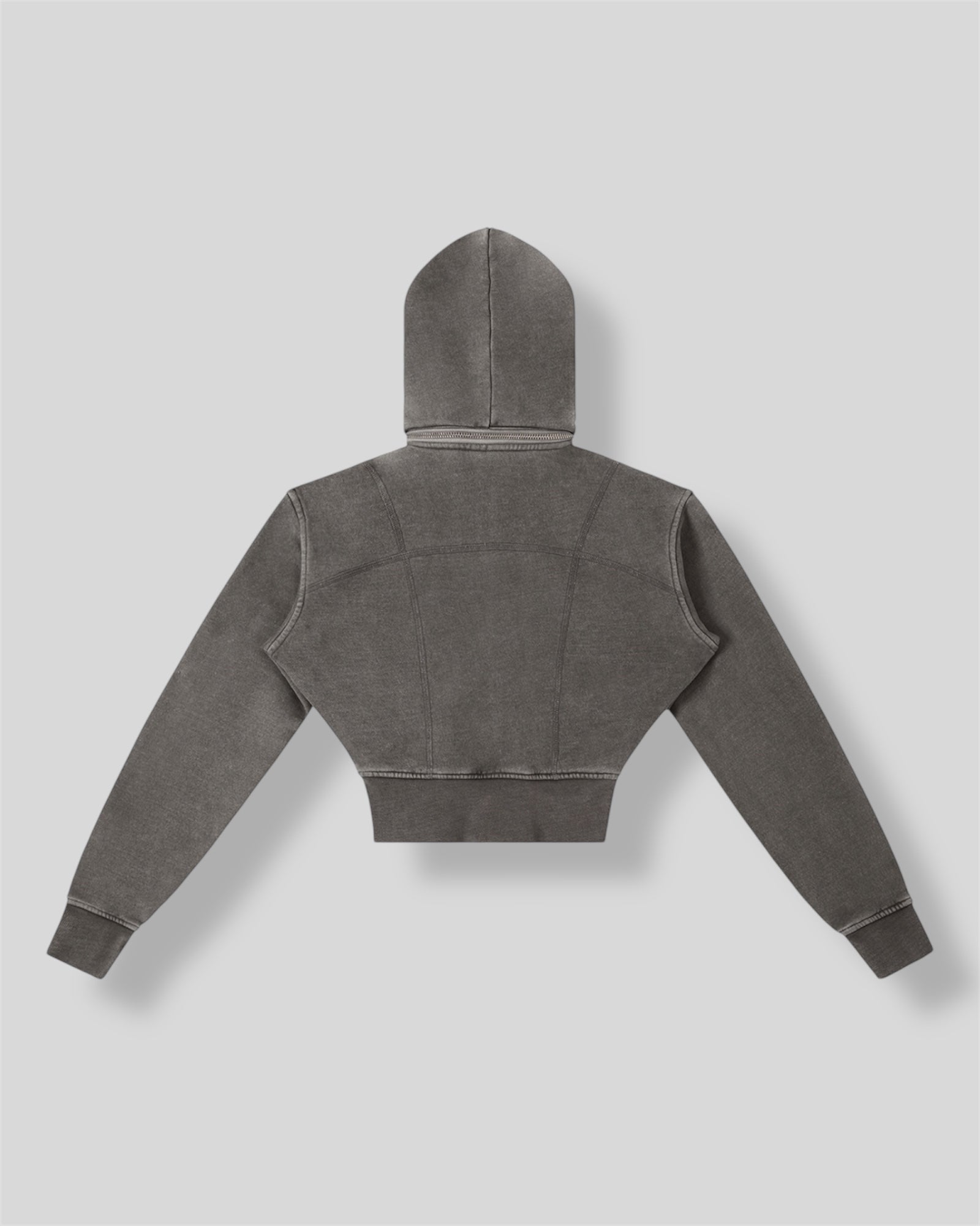 RE:VISION X DEJAVU Cropped Fleece Hoodie