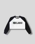 RE:VISION X DEJAVU  Raw Crop Sweatshirt
