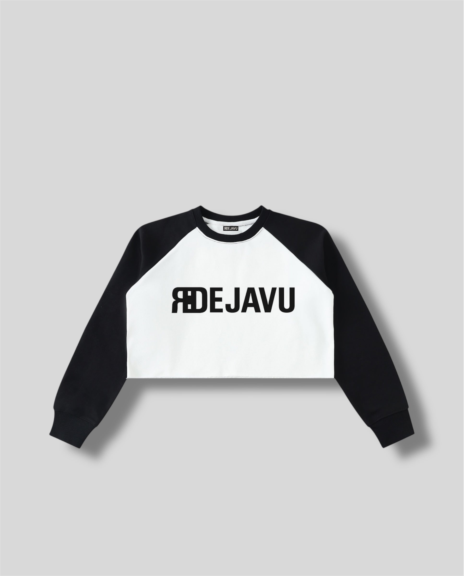 RE:VISION X DEJAVU  Raw Crop Sweatshirt