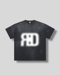 RE:VISION X DEJAVU  Hand-Frayed Sunfade Paint Splatter T-Shirt