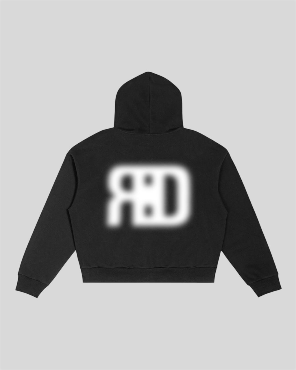 RE:VISION X DEJAVU  Contrast Plaid Boxy Zip Hoodie