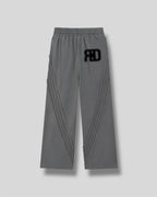 RE:VISION X DEJAVU  Snow Washed Tape Raw Edge Sweatpants