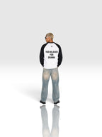 DEJAVU Color-Blocked Raglan Long-Sleeve T-Shirt