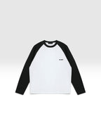 DEJAVU Color-Blocked Raglan Long-Sleeve T-Shirt
